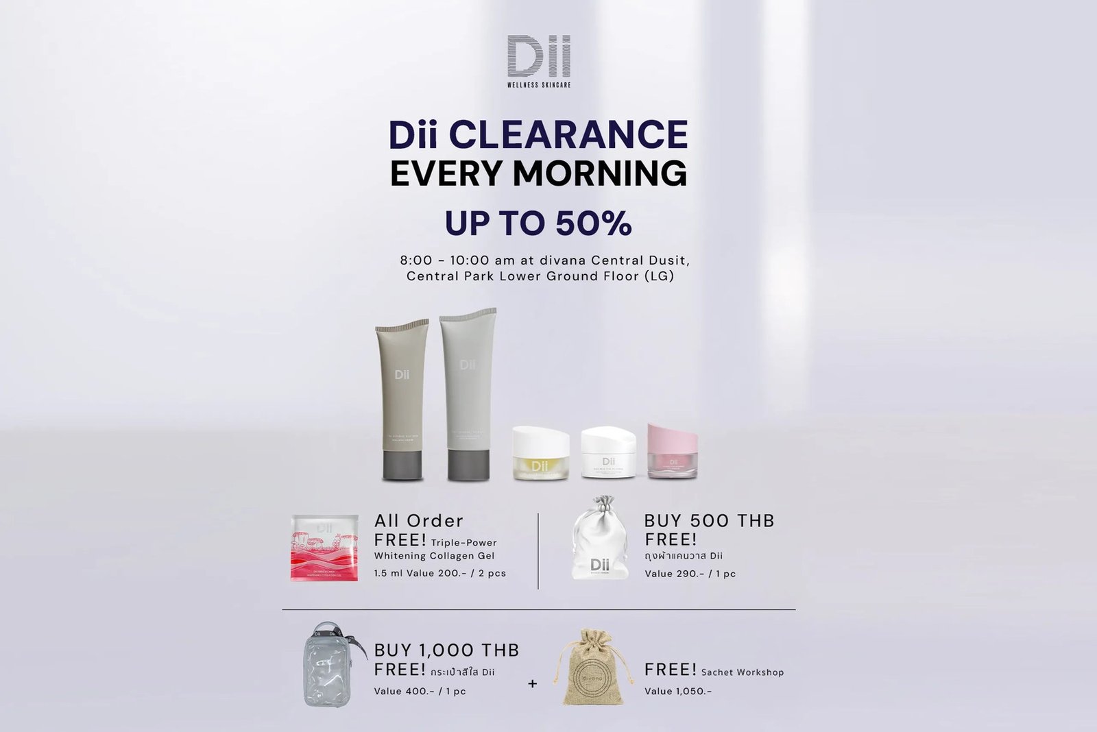Dii Wellness Med Spa treatment space in Bangkok