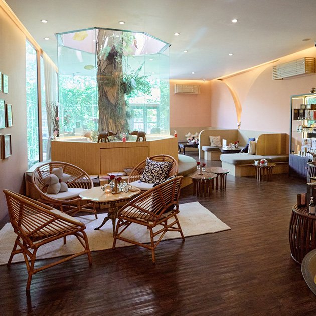 Divana luxury Thai spa interior in Bangkok